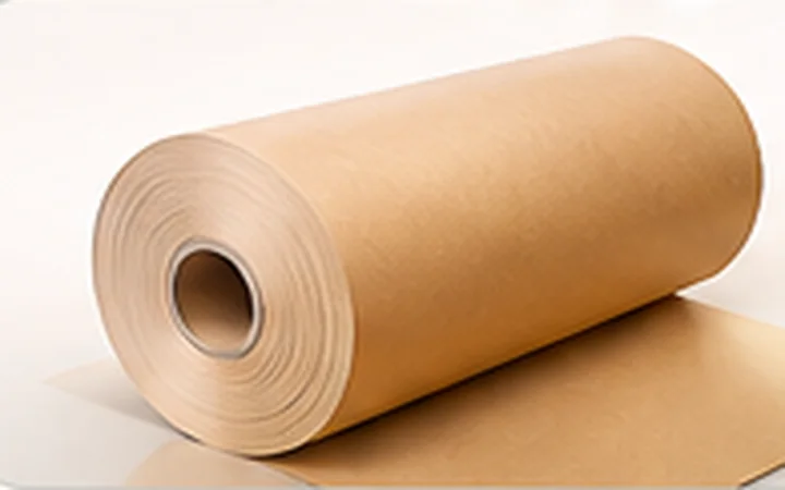 Illustrative kraft paper roll
